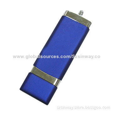 Metal USB Flash Drive with 2-32GB Memory Capacity